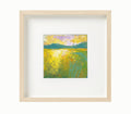 Original Abstract Painting on Canvas, 4” x 4”zoll landscape