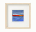 Small Abstract Landscape Acrylic Painting, 5x5 inch Original Art