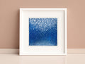 Small Abstract Landscape Painting, Original Acrylic Art (5x5 inch)