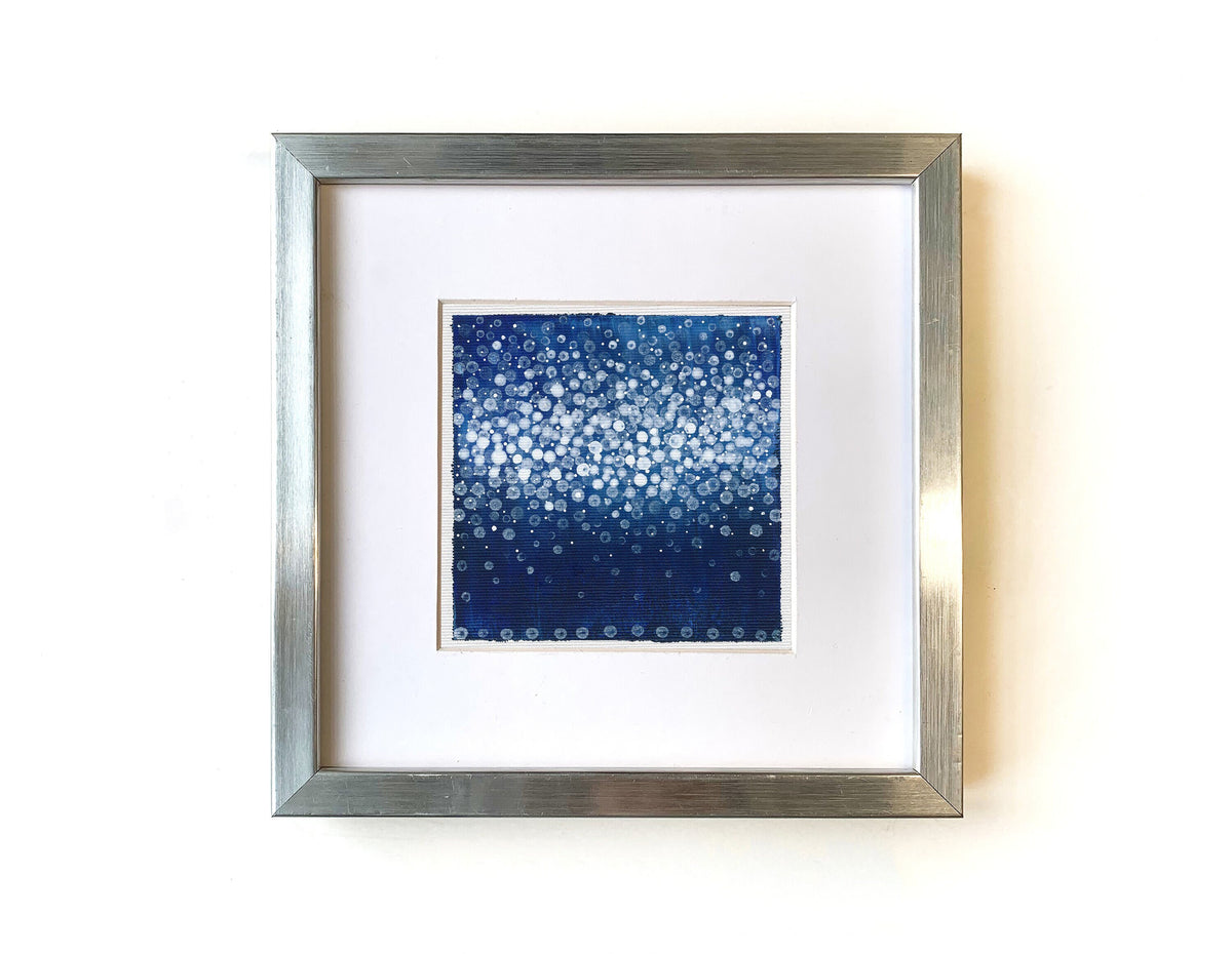 Original Acrylic Painting on Canvas, small Painting Abstract Landscape, 5 x 5 inch Original, Acryl Painting Art
