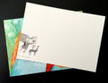Postkarte Girl With Cat von Rita Wolff A6