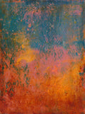 Original Brown Abstract Acrylic Painting, Modern Wall Art (11.8" x 15.7")