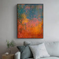 Original Brown Abstract Acrylic Painting, Modern Wall Art (11.8" x 15.7")