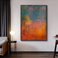 Original Brown Abstract Acrylic Painting, Modern Wall Art (11.8" x 15.7")