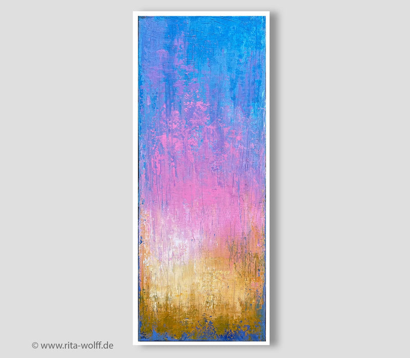 Original Landscape Abstract Painting on Canvas, Modern Wall Art