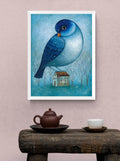 Vogel Kunst Druck Illustration, FineArt Print