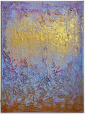 Original Abstract Acrylic Painting, Textured Wall Art 11.8” x 15.7”