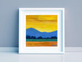 Small landscape Original Acrylic Painting on Canvas  Abstract . New 2025