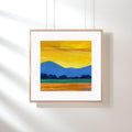 Small landscape Original Acrylic Painting on Canvas  Abstract . New 2025