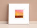 Original Acrylic painting on canvas small Abstract Landscape 10 х 10cm,  Acryl Painting