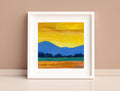 Small landscape Original Acrylic Painting on Canvas  Abstract . New 2025