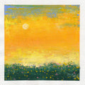 Original Acrylic Landscape Painting, Small Canvas Art (5x5 inch)