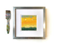 Original Acrylic Landscape Painting, Small Canvas Art (5x5 inch)