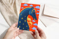 Pferd Poster, Pferdebild, Kunstdruck, Postkarte A6, Pferde Illustration, buntes Pferd, Pferd Kunst, Wanddeko, Geschenk Pferdeliebhaber