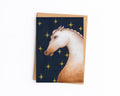 Pferd Poster Pferdebild Kunstdruck Postkarte A6 Pferde Illustration Sternenhimmel Pferd Geschenk Pferdeliebhaber Wanddeko